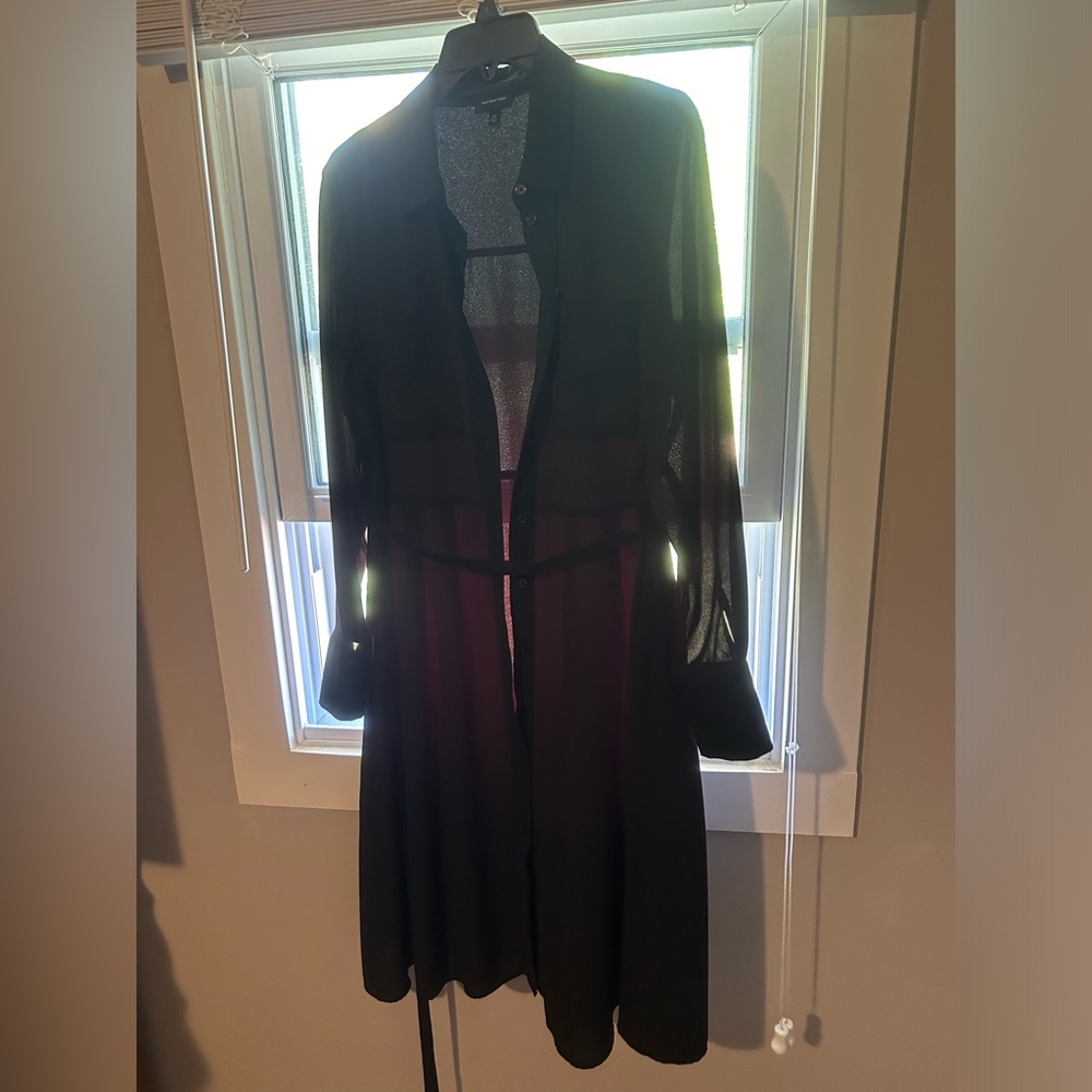 Black, long sleeve dress